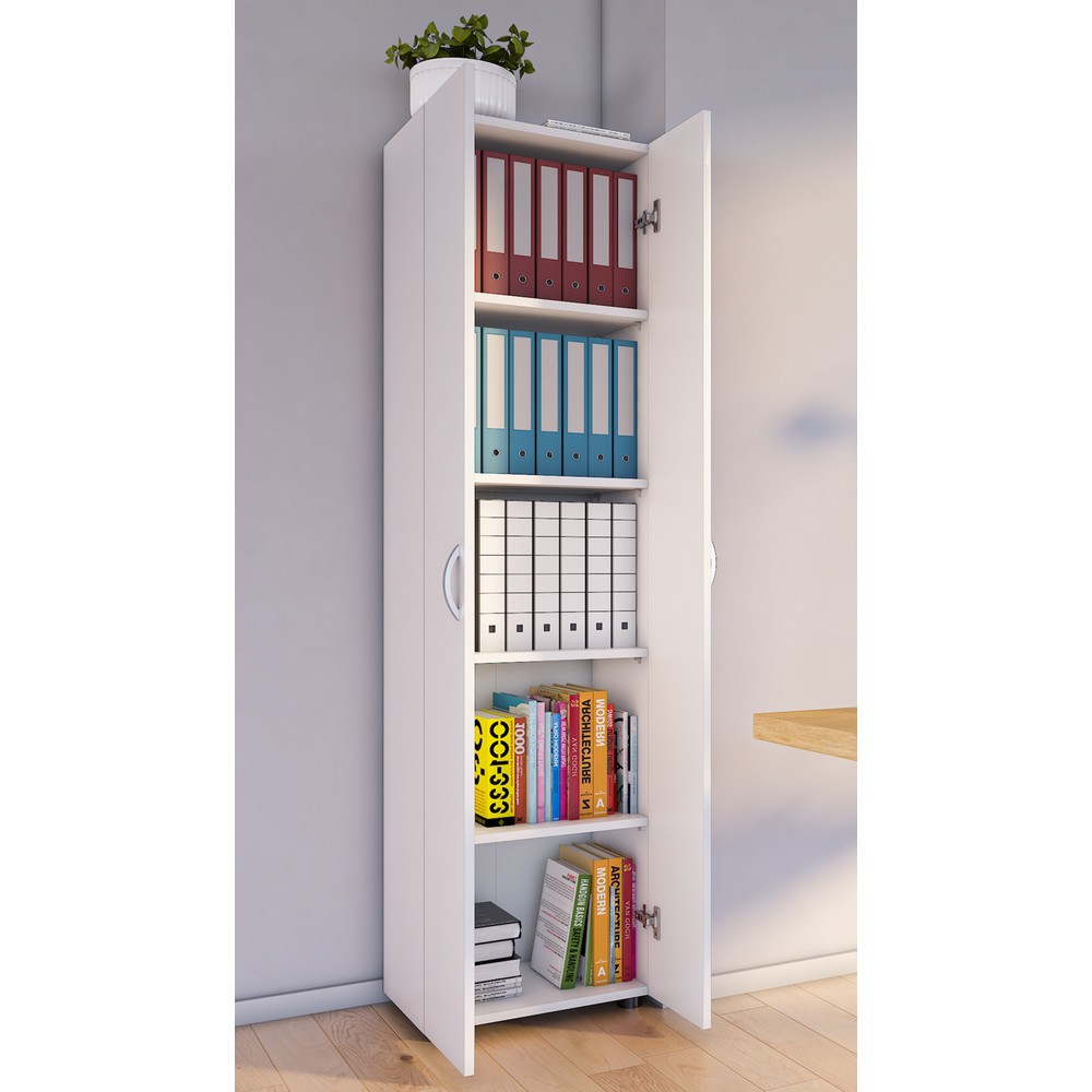 Numéro de l'image du produit 3: Armoire de bureau Ulas-XL 5 compartiments, blanc