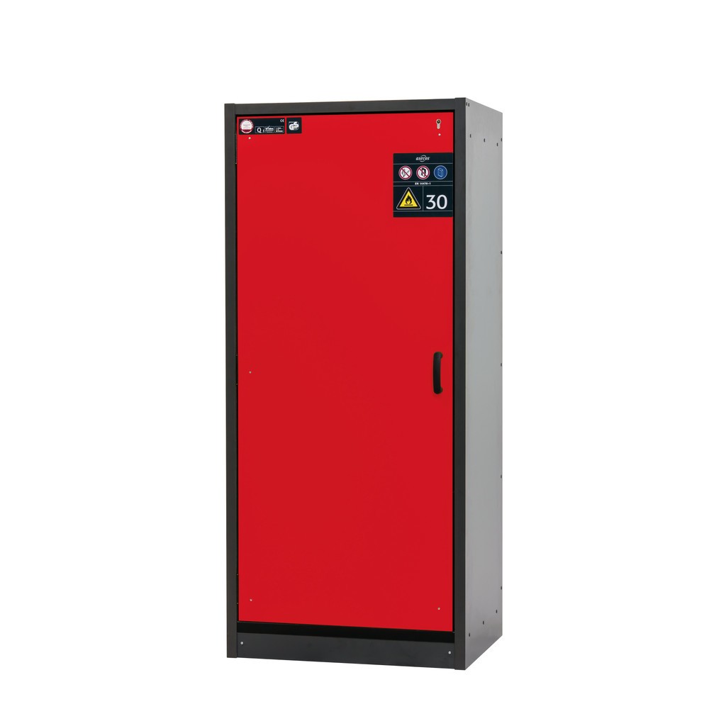 Numéro de l'image du produit 1: Armoire de sécurité asecos® Type 30, HxlxP 1 947 x 864 x 620 mm, gris anthracite/rouge signalisation