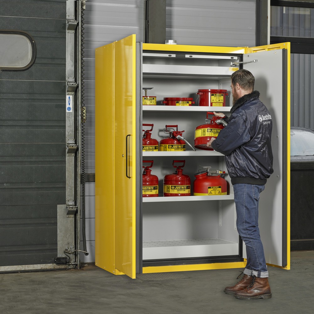 Numéro de l'image du produit 2: Armoire de sécurité Justrite® EN F90, 2 battants