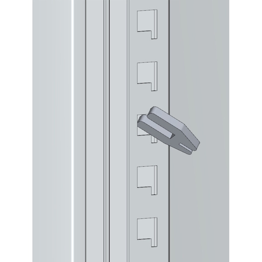 N° de l'image du produit 3 : Armoire haute Bedrunka+Hirth pour outils CNC avec volet roulant en plastique, H x l x P 1 950 x 1 000 x 500 mm, VDI 50 (64 pièces)