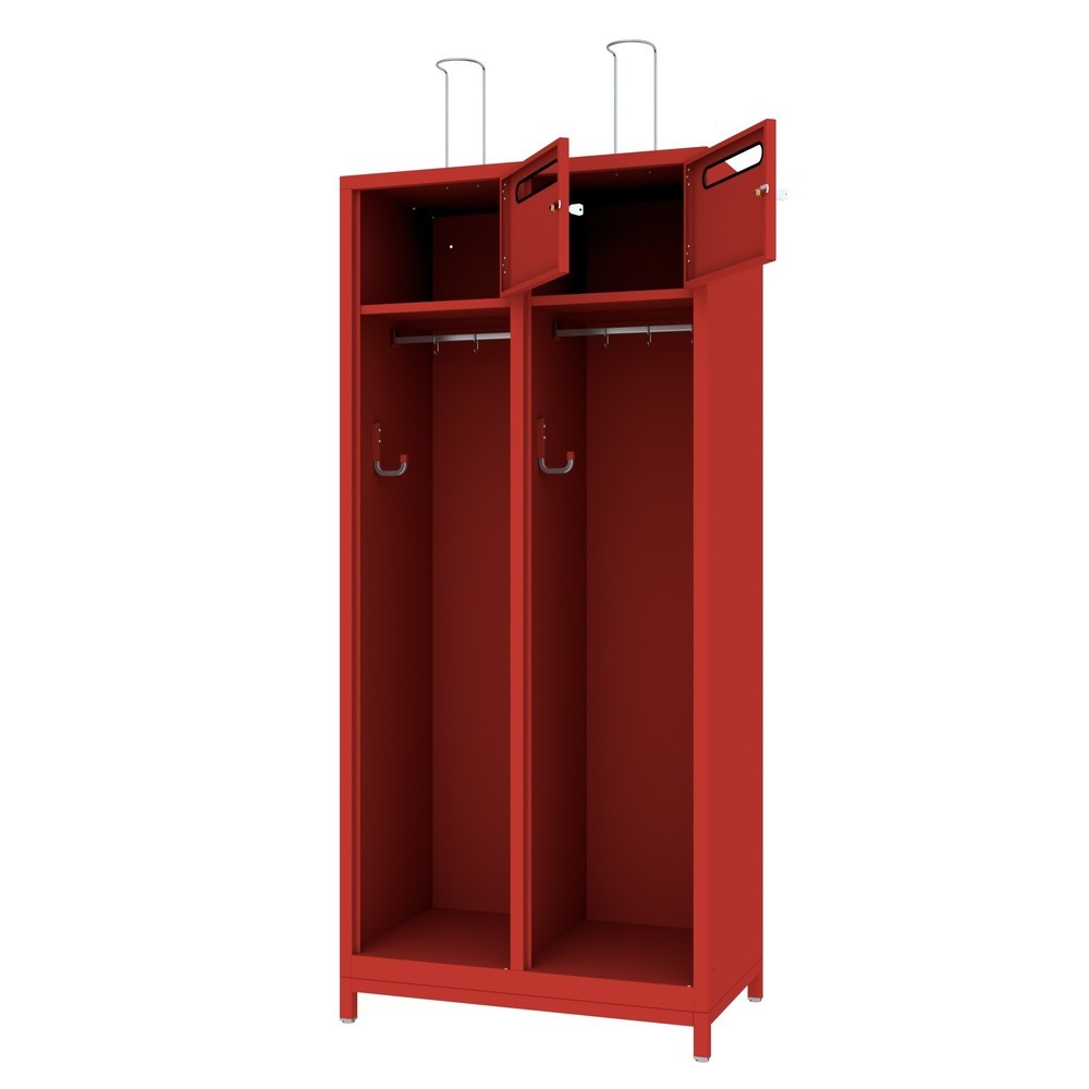 Numéro de l'image du produit 2: Armoire incendie PAVOY avec compensation de niveau + fente intégrée, HxlxP 1 850 x 830 x 500 mm