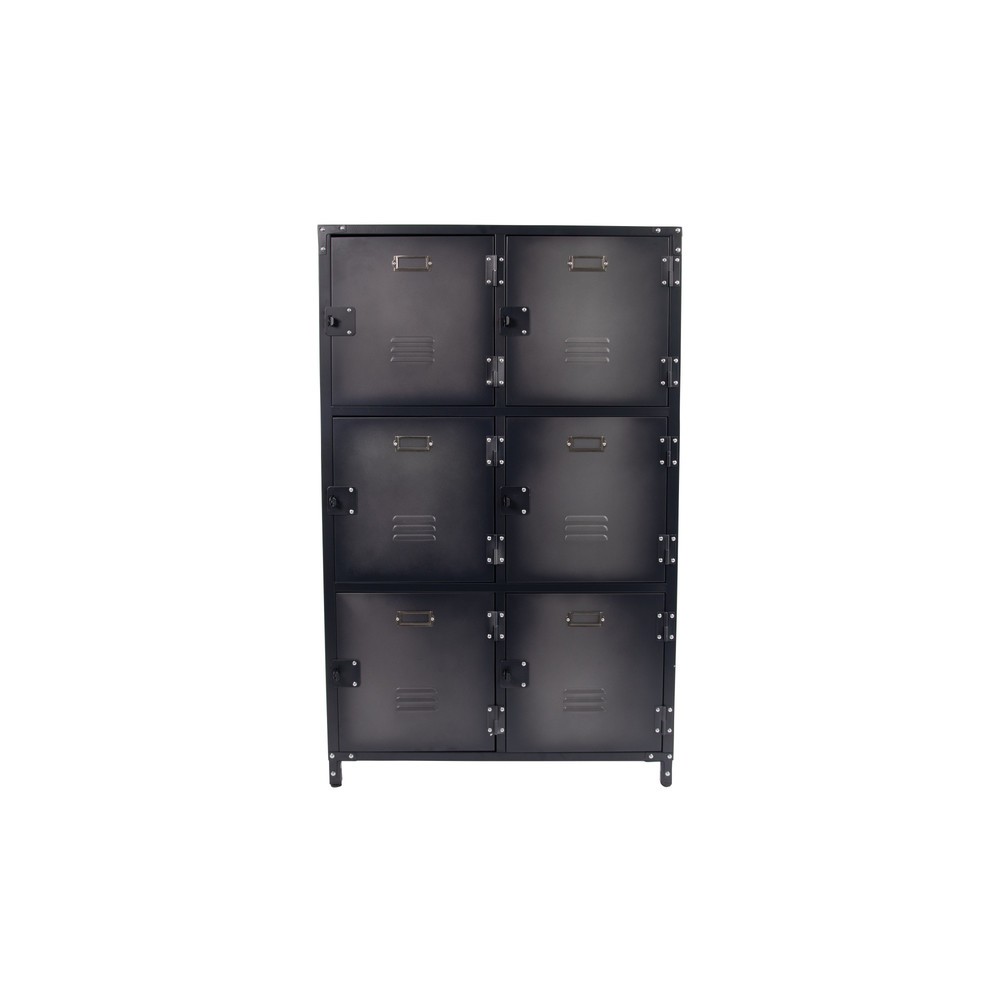Numéro de l'image du produit 1: Armoire métallique Vintage, 6 compartiments