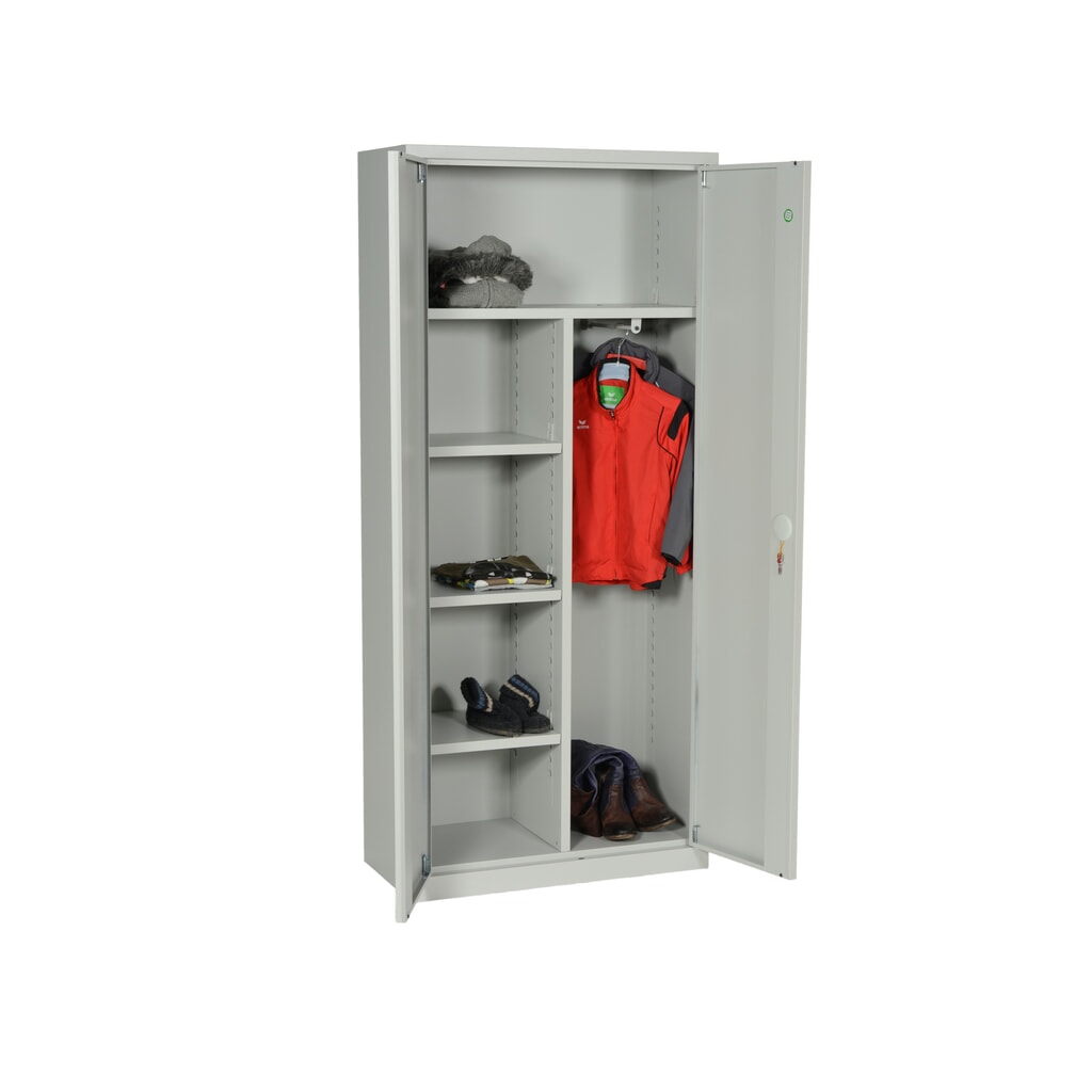 N° de l'image du produit 3 : CEHA Armoire d’appoint avec tringle à vêtements, étagère à couvre-chef et 3 tablettes 4,5 HC, HxlxP 1 800 x 800 x 380 mm