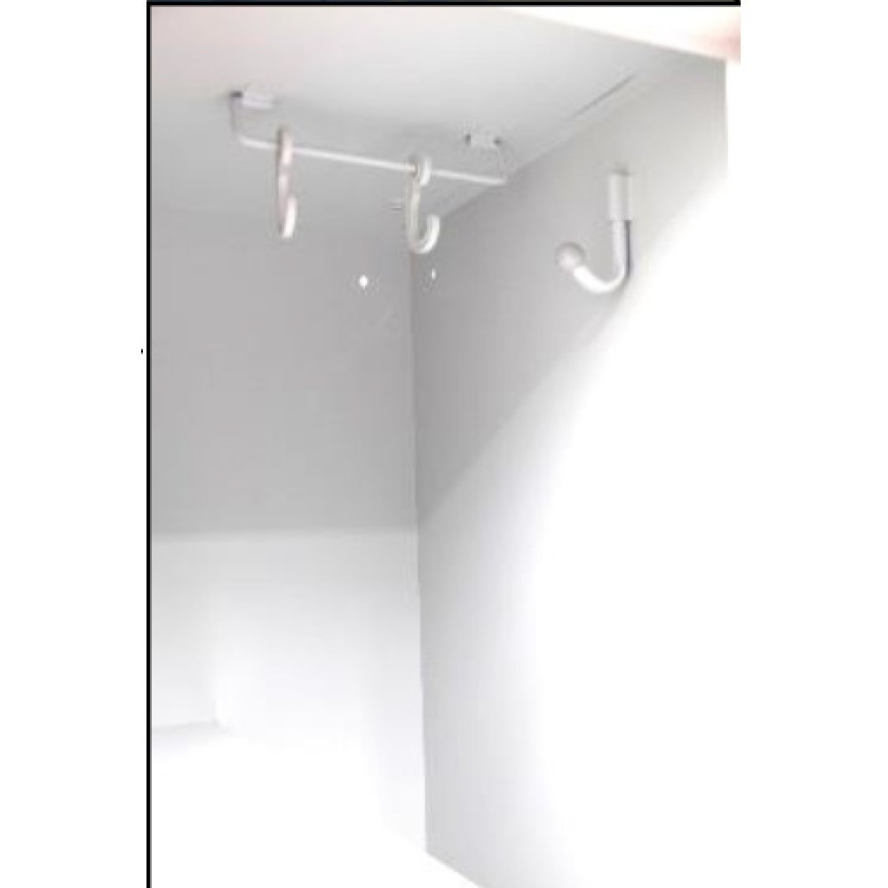 Numéro de l'image du produit 4: Armoire-penderie en Z HEMMDAL HDZ-1, serrure à cylindre, 4 compartiments, gris clair