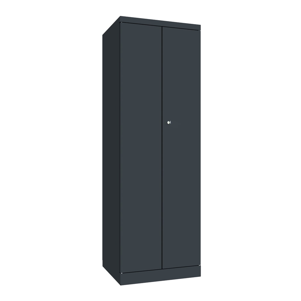 Numéro de l'image du produit 3: Armoire-penderie PAVOY avec portes battantes, H x l x P 1 800 x 600 x 500, fermeture individuelle, gris clair, gris clair