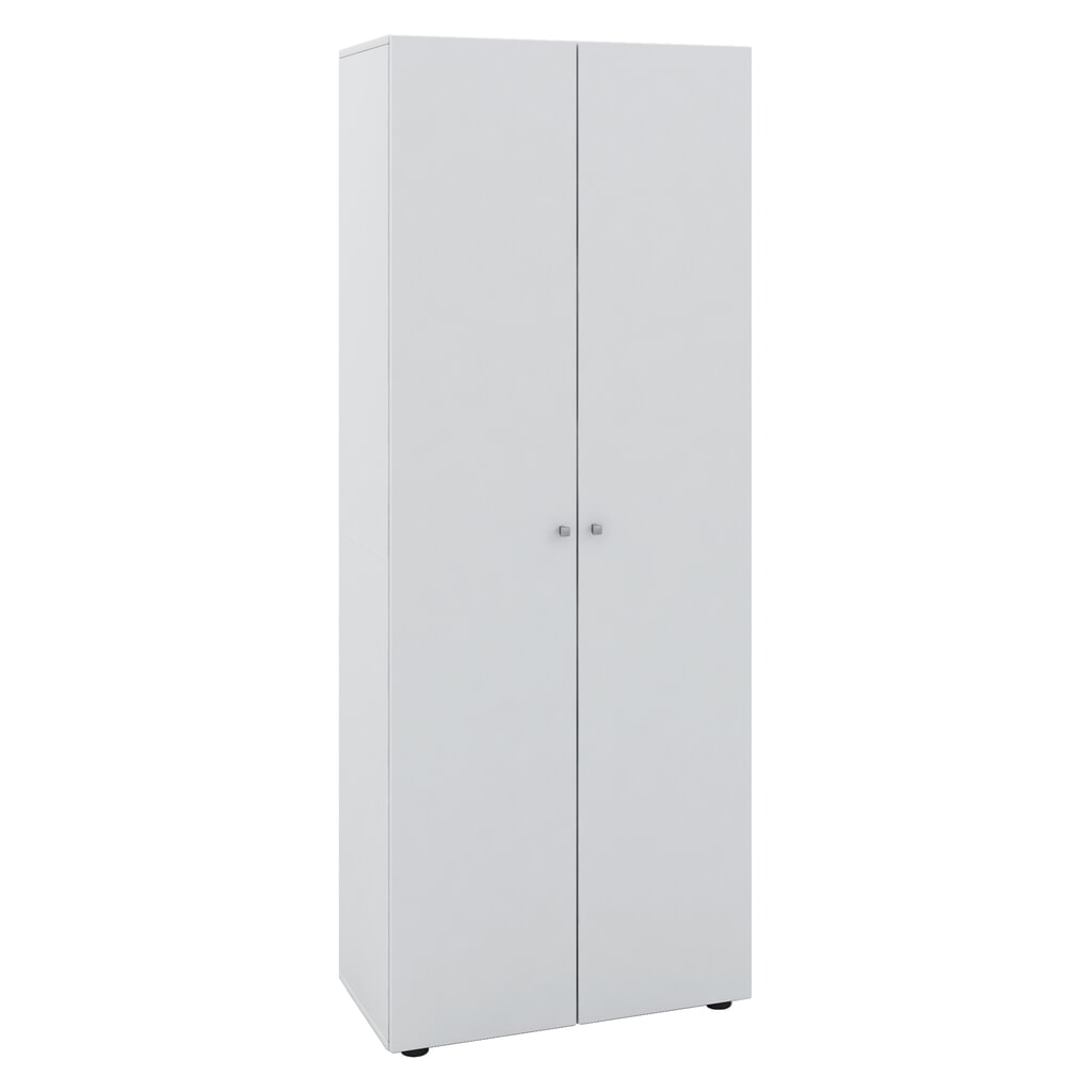 Armoire polyvalente Vandol I, avec portes, blanc Illustration du produit: Armoire polyvalente Vandol I, avec portes, blanc