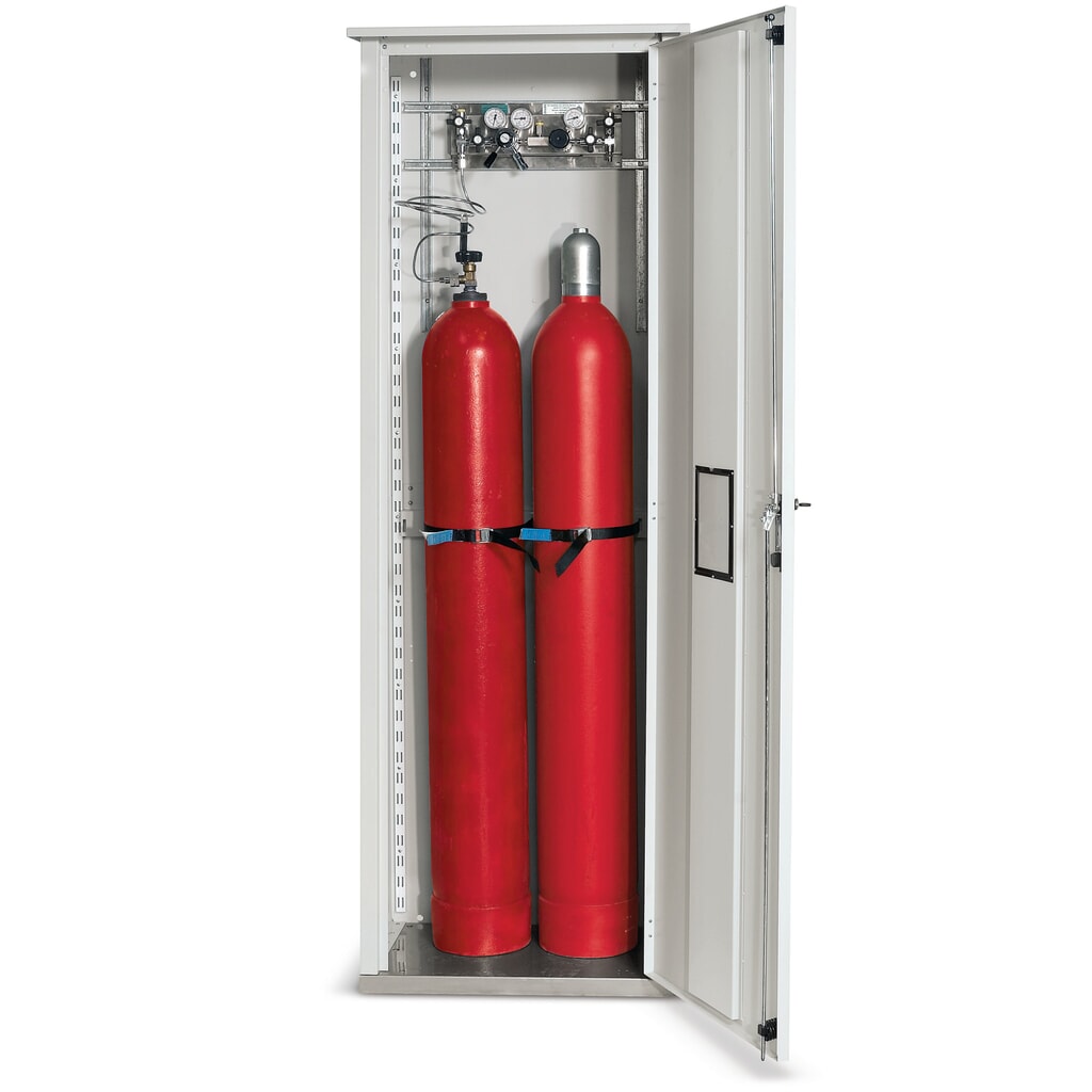 Illustration du produit: Armoire pour bouteilles de gaz comprimé, H x l x P 2 150 x 700 x 400 mm