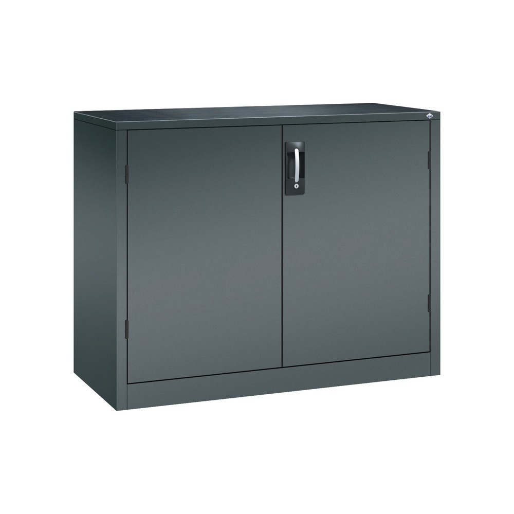 Illustration du produit: Armoire pour charges lourdes C+P avec 1 tablette, H x l x P 1 000 x 1 200 x 500 mm, gris anthracite, gris anthracite