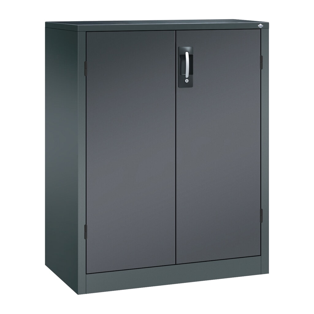 Armoire pour charges lourdes C+P avec 2 tablettes, H x l x P 1 200 x 930 x 500 mm, gris anthracite, gris noir Illustration du produit: Armoire pour charges lourdes C+P avec 2 tablettes, H x l x P 1 200 x 930 x 500 mm, gris anthracite, gris noir