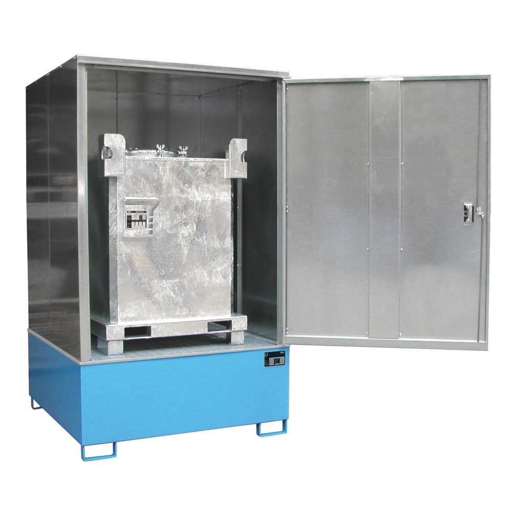 Numéro de l'image du produit 2: Armoire de sécurité GS-4 Bauer®, peinte, bleu clair