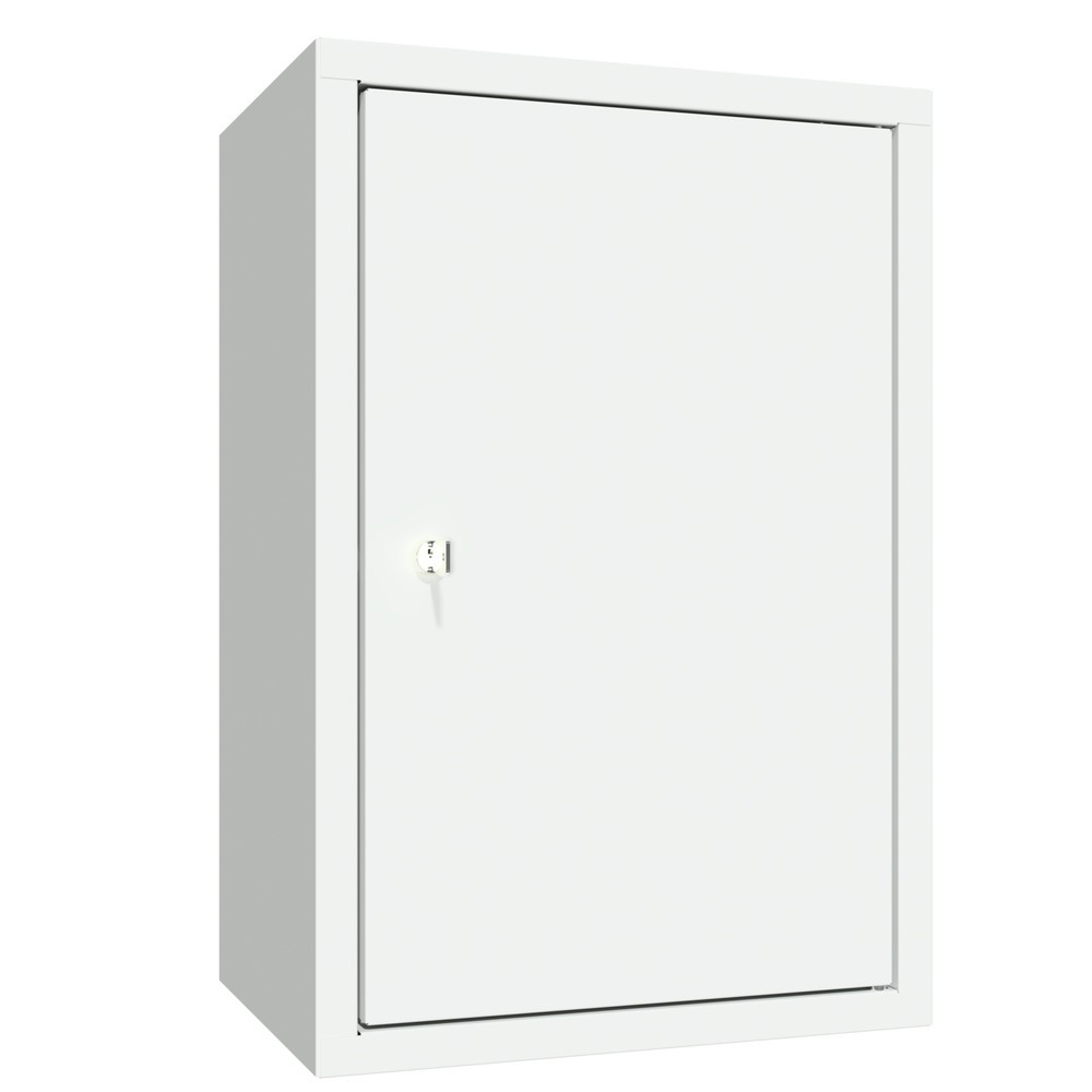 Numéro de l'image du produit 2: Armoire suspendue PAVOY, H x l x P 600 x 400 x 300 mm, paroi arrière perforée, gris clair, gris clair