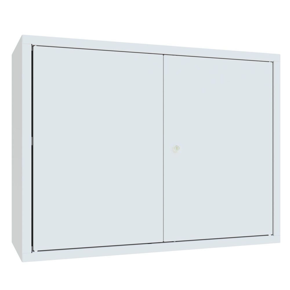 Numéro de l'image du produit 2: Armoire suspendue PAVOY, H x l x P 600 x 800 x 300 mm, paroi arrière perforée, gris clair, gris clair