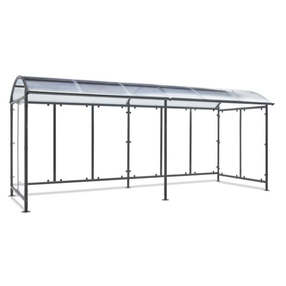 Illustration du produit: MOTTEZ Abri vélos dôme à fixer sur l'abri de base