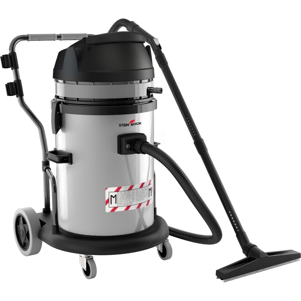 N° de l'image du produit 1 : Steinbock® aspirateur industriel pour poussières, VS 2/62 M TC PN, classe M, puissance max. 2 400 W, capacité 62 l, acier inoxydable