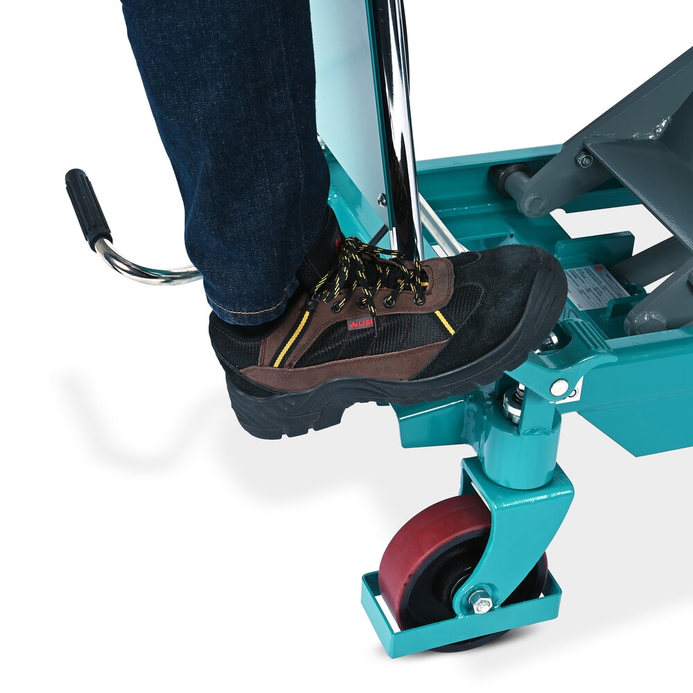 N° de l'image du produit 8 : Chariot à table élévatrice à ciseaux Ameise®, arceau fixe, capacité de charge 750 kg, 1 000 x 510 mm