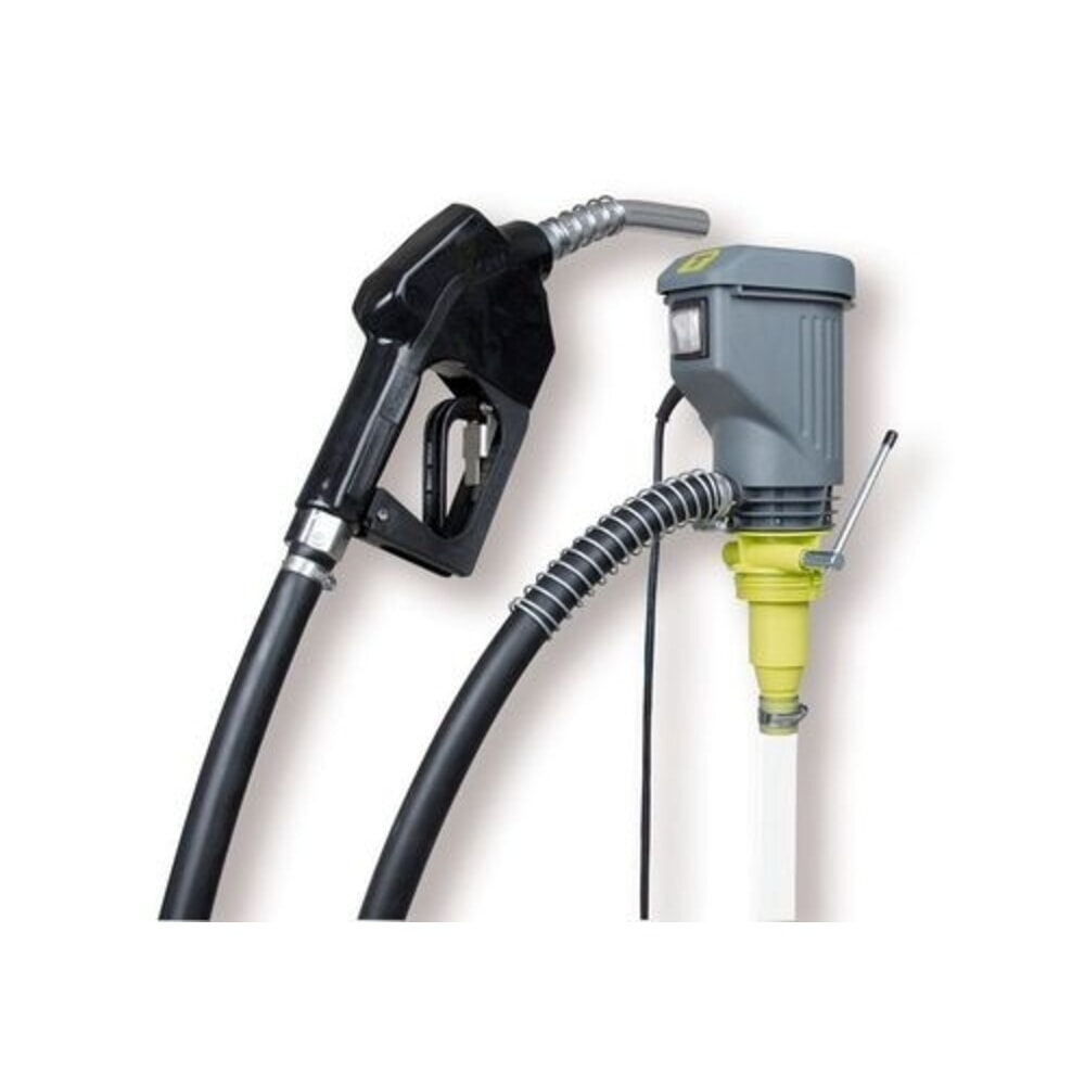 N° de l'image du produit 1 : Denios pompe à fûts électrique HP 40, avec soupape de soutirage automatique, profondeur d’immersion 1 600 mm