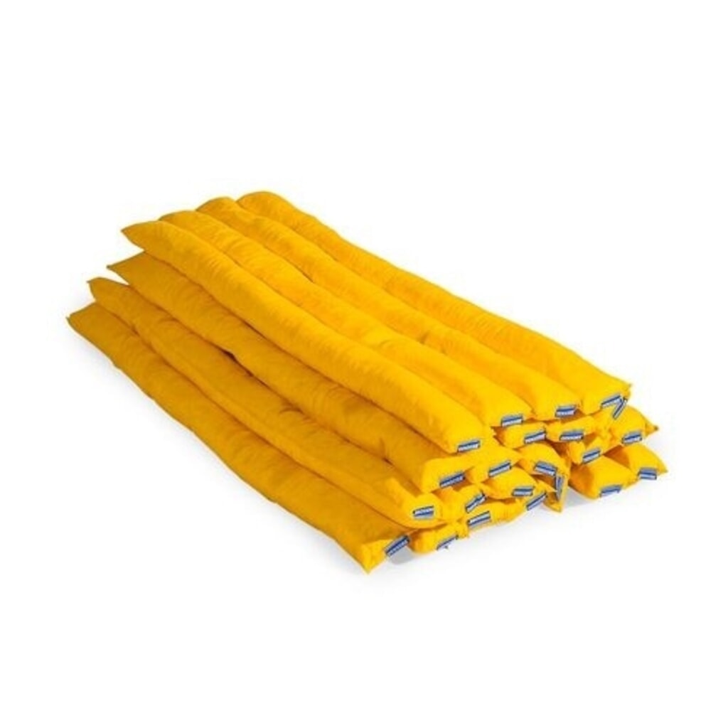 Illustration du produit: Denios boudins en non-tissé absorbant DENSORB, Version spéciale, longueur 3 m, 4 pièces