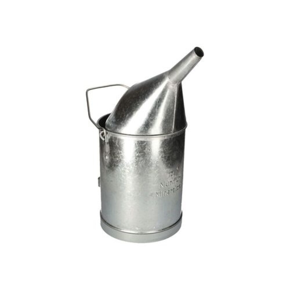 N° de l'image du produit 1 : Denios bidon gradué en tôle d’acier galvanisé, avec échelle interne, adapté à la métrologie légale, 10 l
