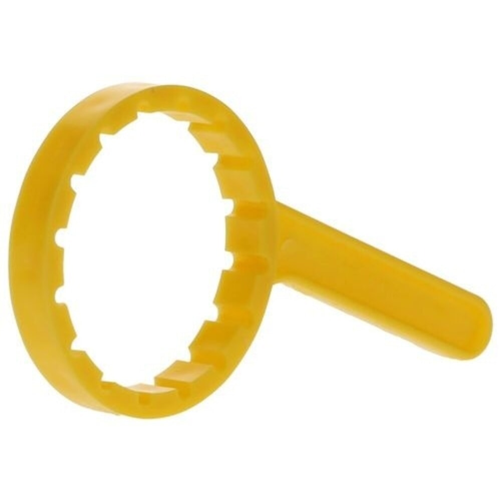 N° de l'image du produit 1 : Denios ouvre-couvercles pour couvercles vissés DIN 70, clé à douille en plastique DN 70