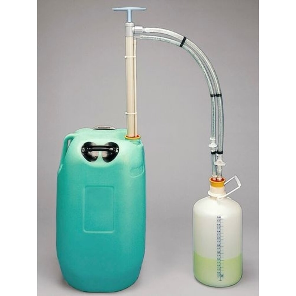 Denios Pompe à fûts en polypropylène, étanche aux gaz, avec adaptateur universel Illustration du produit: Denios Pompe à fûts en polypropylène, étanche aux gaz, avec adaptateur universel
