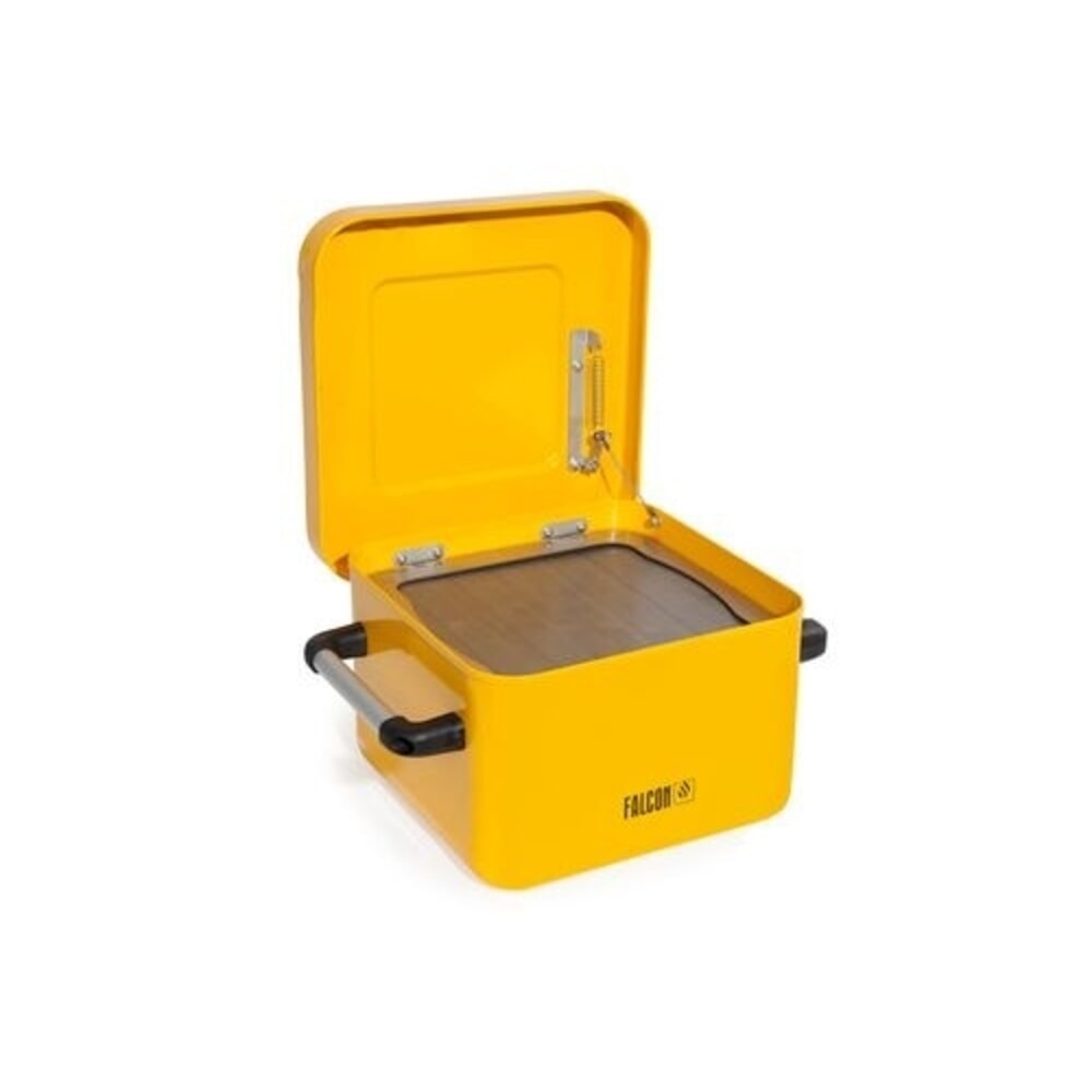 Illustration du produit: Denios Nettoyeur de petites pièces FALCON en acier, connexion à la terre, peint, avec tamis d'immersion, 10 l