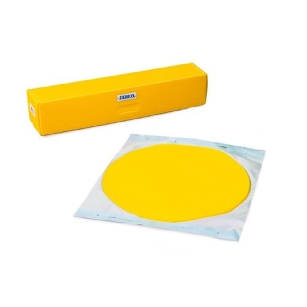 N° de l'image du produit 1 : Denios tapis d’étanchéité de protection des canalisations, forme ronde, hauteur 13 mm, Ø 450 mm