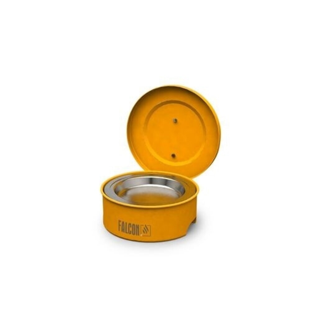 Illustration du produit: Denios Nettoyeur de petites pièces FALCON en acier peint, avec tamis d’immersion, 2 l