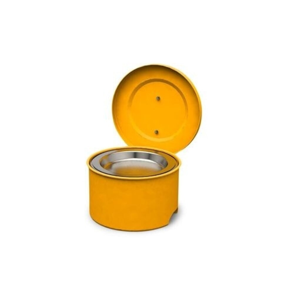 Illustration du produit: Denios Nettoyeur de petites pièces FALCON en acier peint, avec tamis d’immersion, 4 l