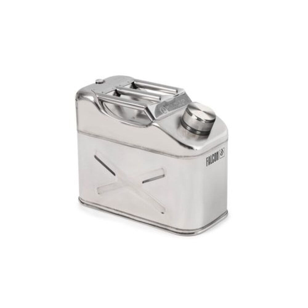 N° de l'image du produit 1 : Denios bidon de sécurité en acier inoxydable FALCON, homologation de transport, EPDM, 10 l