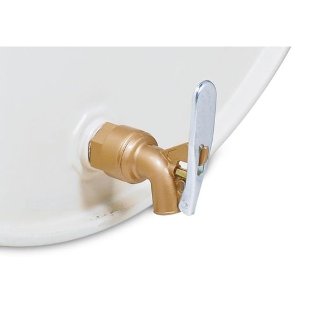 N° de l'image du produit 2 : Denios robinet doseur de précision à fermeture automatique en zinc moulé sous pression, diamètre du filetage 3/4 pouce