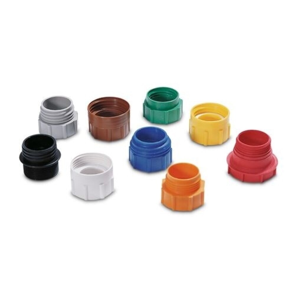 N° de l'image du produit 2 : Denios adaptateur fileté de 2 pouces fin (l) à 2 pouces Mauser gros (A), bleu