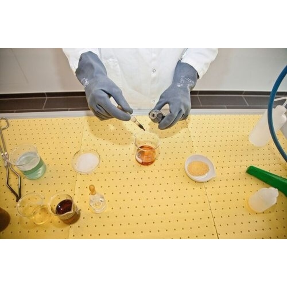 N° de l'image du produit 2 : Denios rouleau de non-tissé absorbant DENSORB Economy Triple, spécial, léger, 38 cm x 45 m, 1 pièce