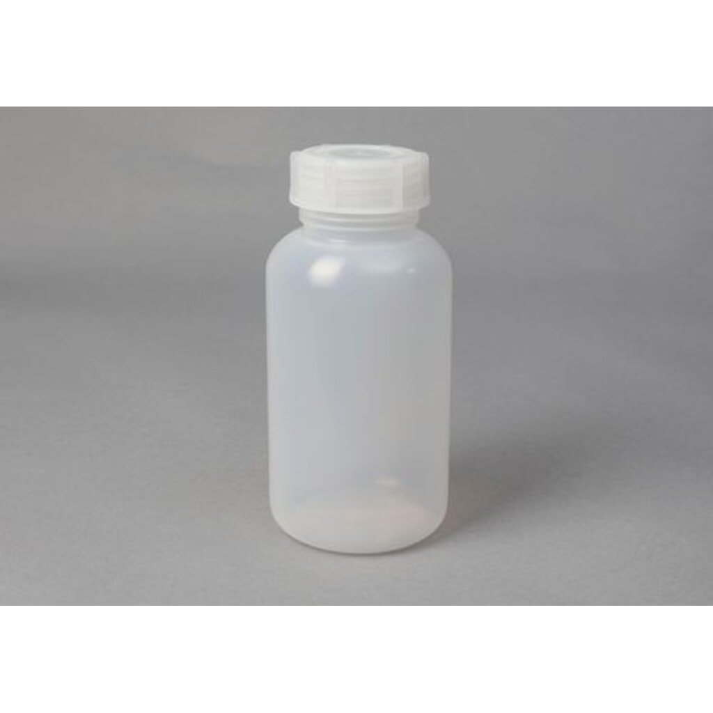 N° de l'image du produit 2 : Denios bouteilles à large ouverture en polyéthylène basse densité, rondes, transparentes naturelles, 1500 ml, lot de 6