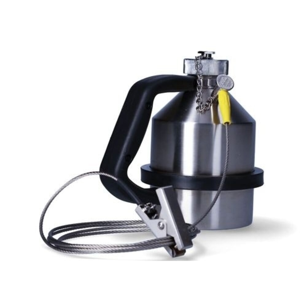 N° de l'image du produit 2 : Denios bidon de sécurité FALCON en acier inoxydable, connexion à la terre, bouchon à vis, 1 l