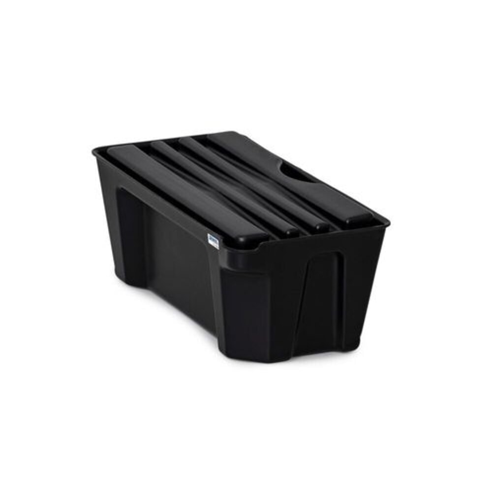 N° de l'image du produit 2 : Denios bac de rétention pour petits bidons base-line en polyéthylène (PE), hauteur 160 mm, avec drain et grille en polyéthylène (PE), volume de 5 l