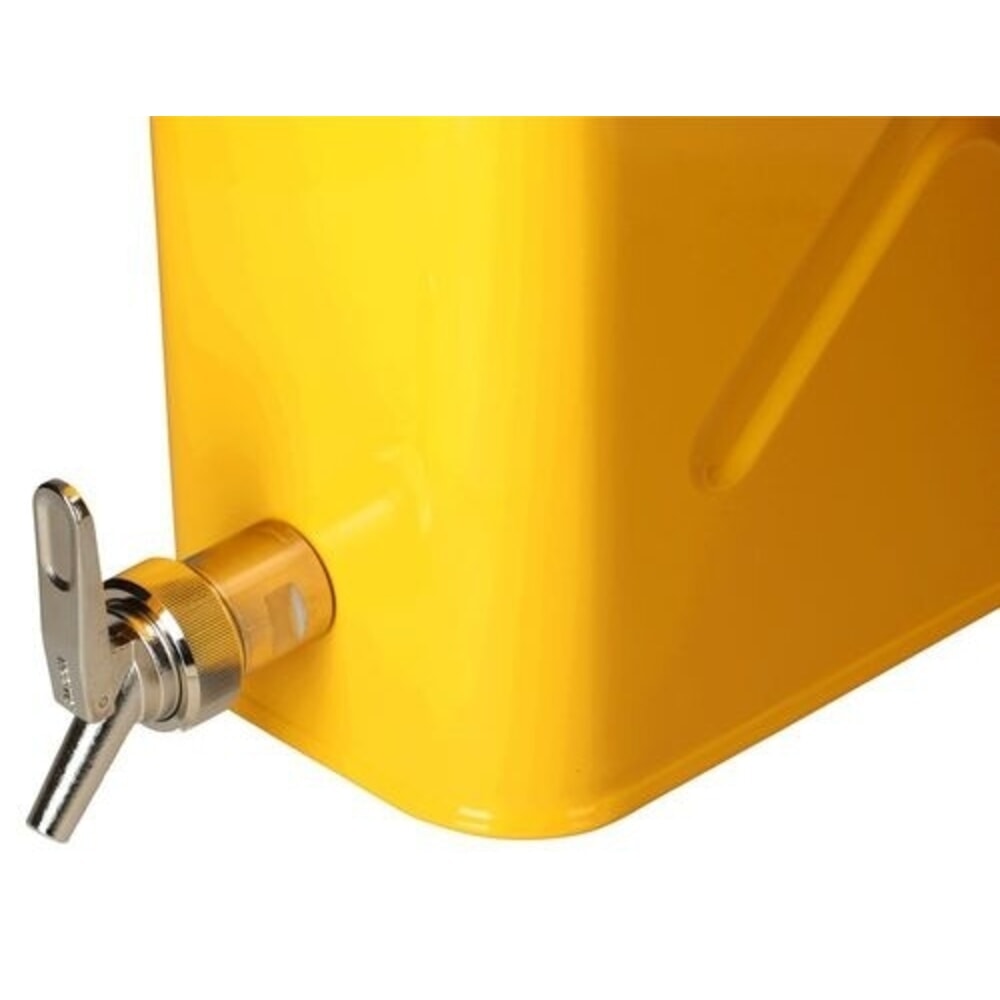 N° de l'image du produit 2 : Denios bidon de sécurité FALCON en acier peint, avec robinet doseur de précision, EPDM, 20 l