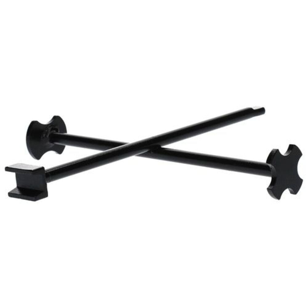 N° de l'image du produit 3 : Denios clé à fût en croix, en acier peint, pour ouvrir les fermetures de fût les plus courantes