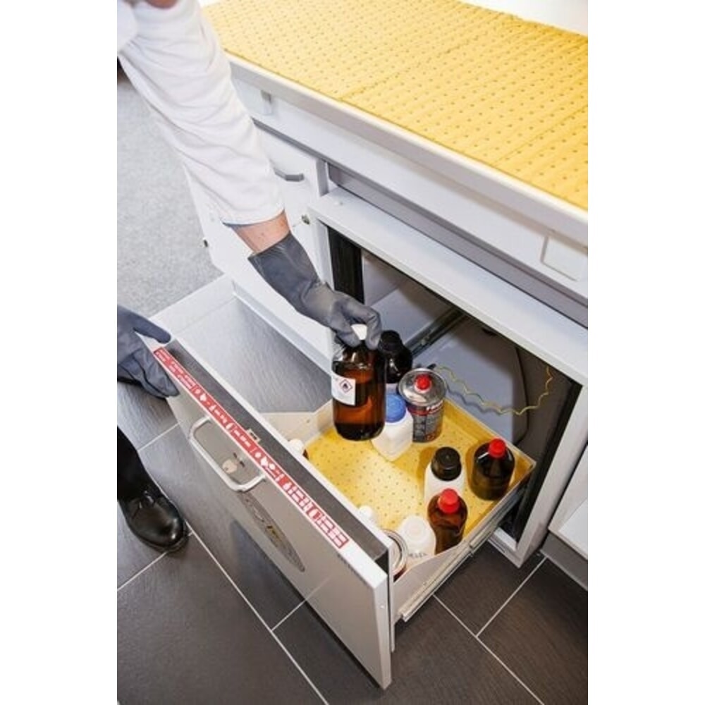 N° de l'image du produit 4 : Denios rouleau de non-tissé absorbant DENSORB Economy Triple, spécial, léger, 38 cm x 45 m, 1 pièce