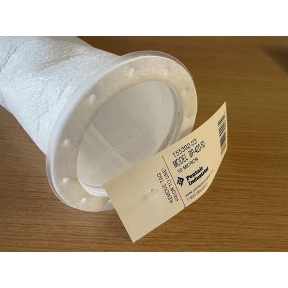N° de l'image du produit 3 : Sachet filtrant pour bonde de bac Denios du lave-pièces à brosse, 10 pouces, 50 µm