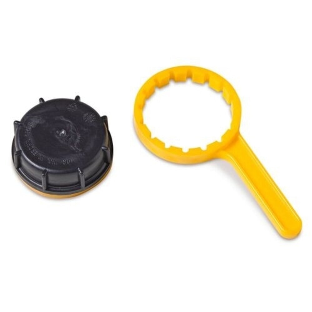 N° de l'image du produit 3 : Denios ouvre-couvercles pour couvercles vissés DIN 70, clé à douille en plastique DN 70