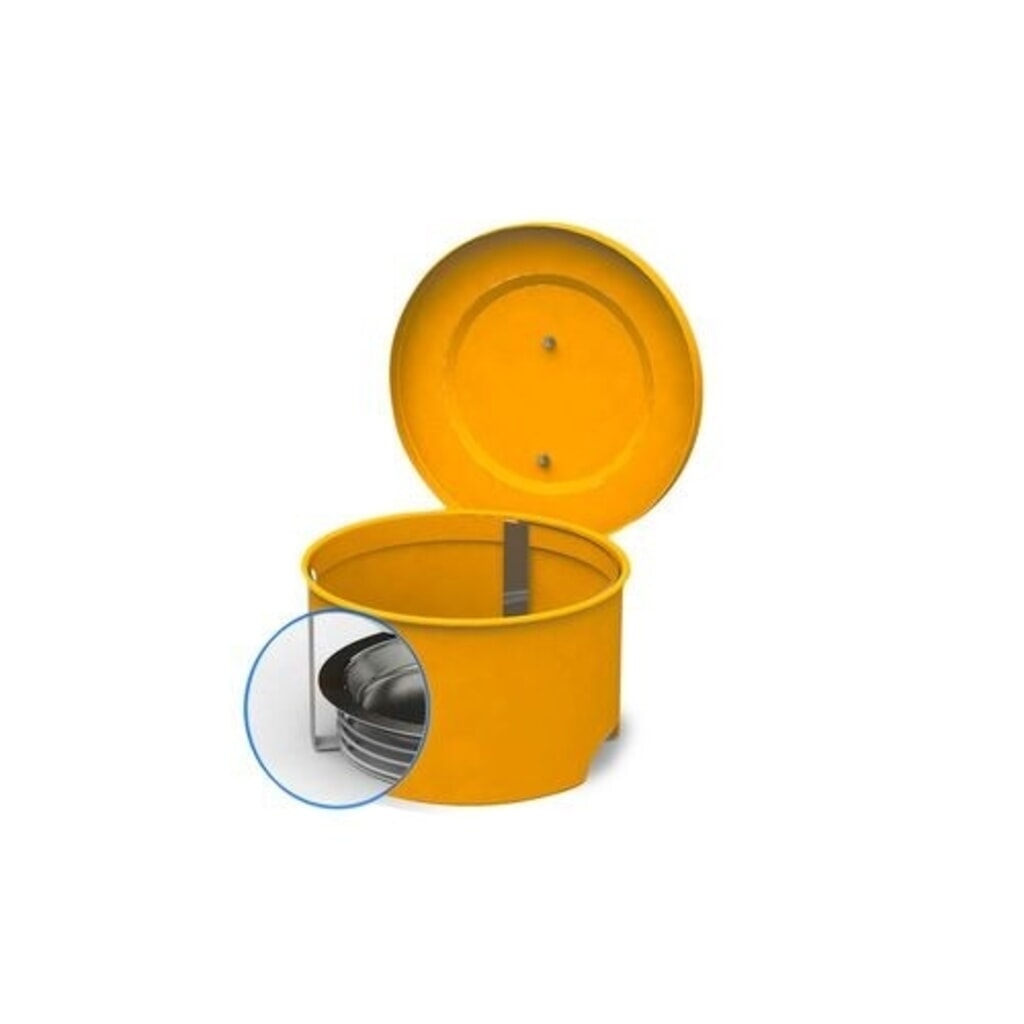 Denios Nettoyeur de petites pièces FALCON en acier peint, avec tamis d’immersion, 4 l N° de l'image du produit 2 : Denios Nettoyeur de petites pièces FALCON en acier peint, avec tamis d’immersion, 4 l