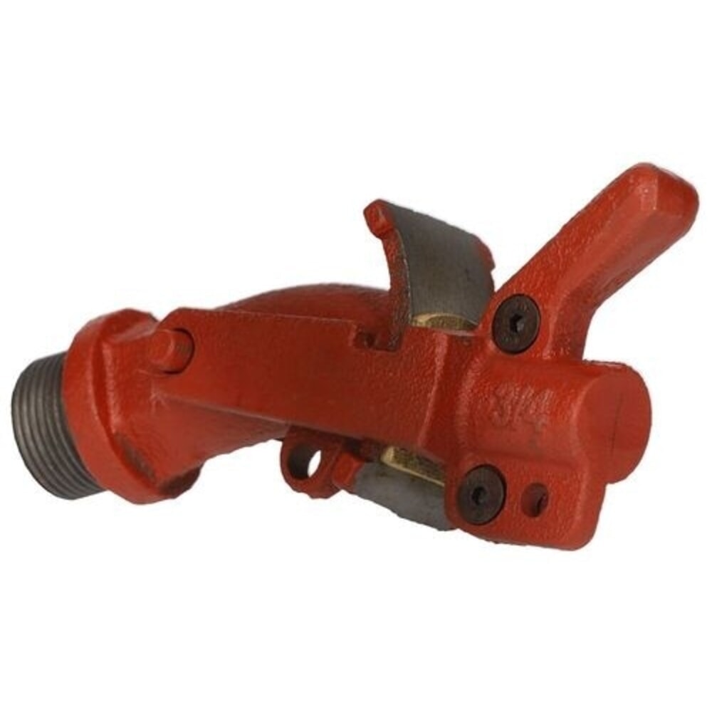 N° de l'image du produit 3 : Denios robinet de fût en fonte avec plaque de verrouillage en laiton, diamètre du filetage 3/4 pouce