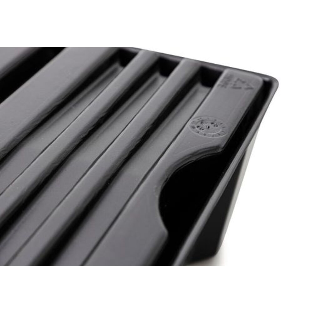 N° de l'image du produit 4 : Denios bac de rétention pour petits bidons base-line en polyéthylène (PE), hauteur 160 mm, avec drain et grille en polyéthylène (PE), volume de 5 l