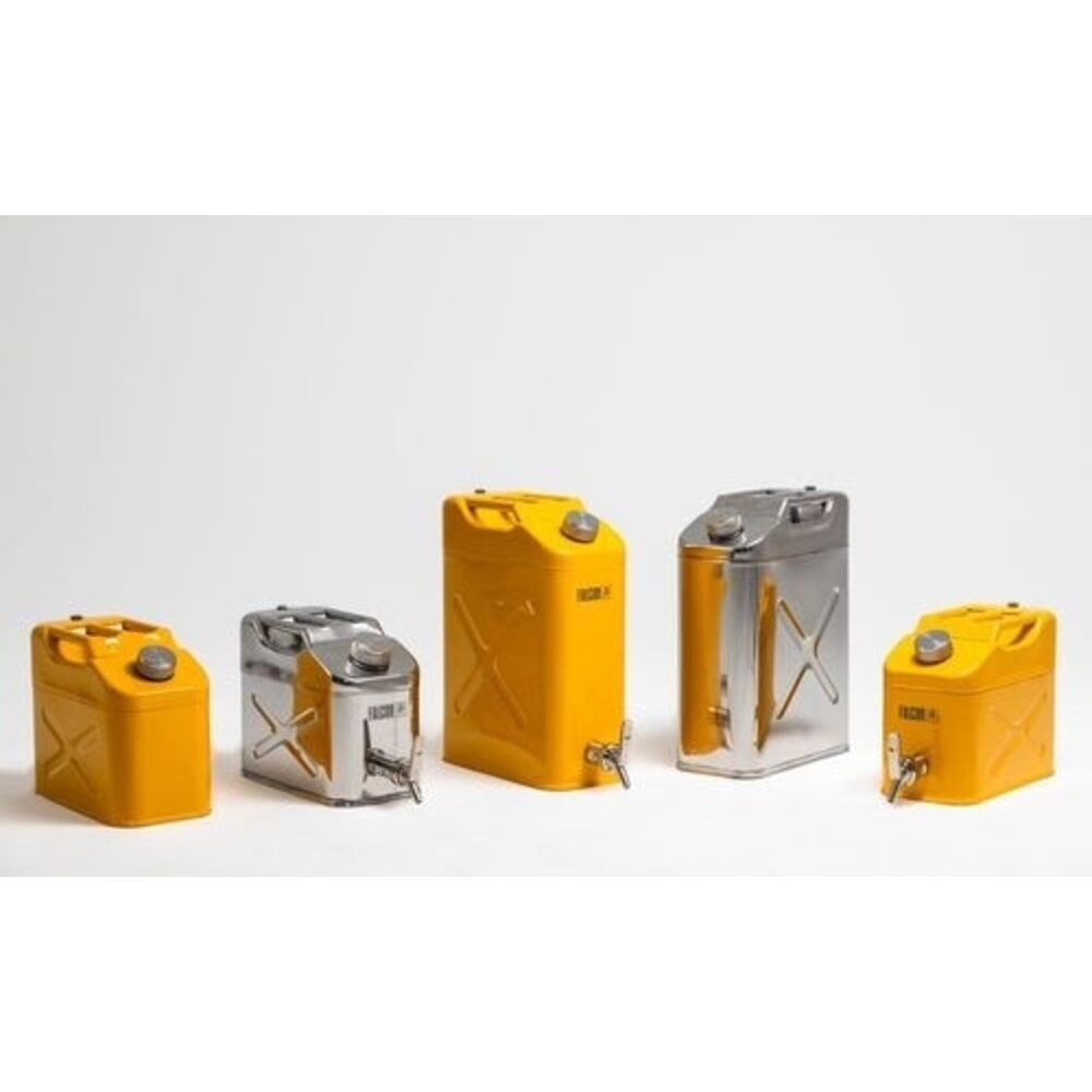 N° de l'image du produit 4 : Denios bidon de sécurité FALCON en acier peint, avec robinet doseur de précision, EPDM, 20 l