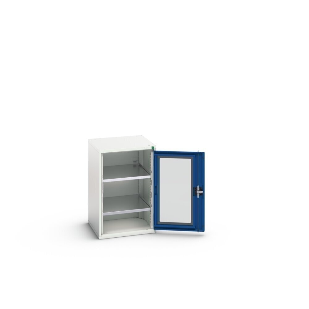 N° de l'image du produit 3 : bott Armoire à porte transparente verso, avec 2 étagères, lxPxH : 525 x 550 x 800 mm