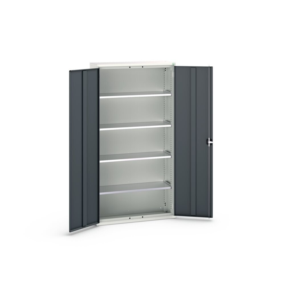 N° de l'image du produit 3 : bott Armoire à portes battantes verso, avec 4 tablettes, lxPxH : 1 050 x 350 x 2 000 mm