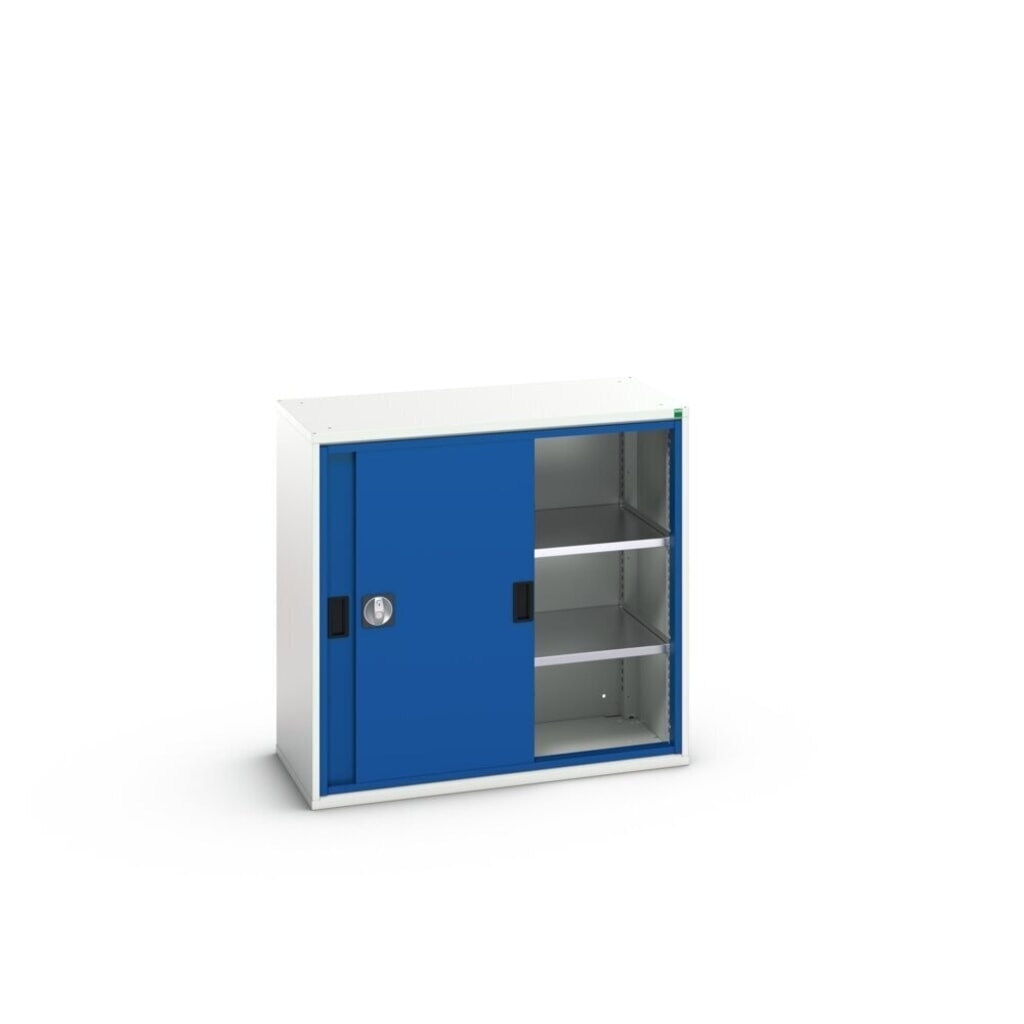 bott Armoire à portes coulissantes verso, avec 2 tablettes, lxPxH : 1 050 x 550 x 1 000 mm N° de l'image du produit 4 : bott Armoire à portes coulissantes verso, avec 2 tablettes, lxPxH : 1 050 x 550 x 1 000 mm