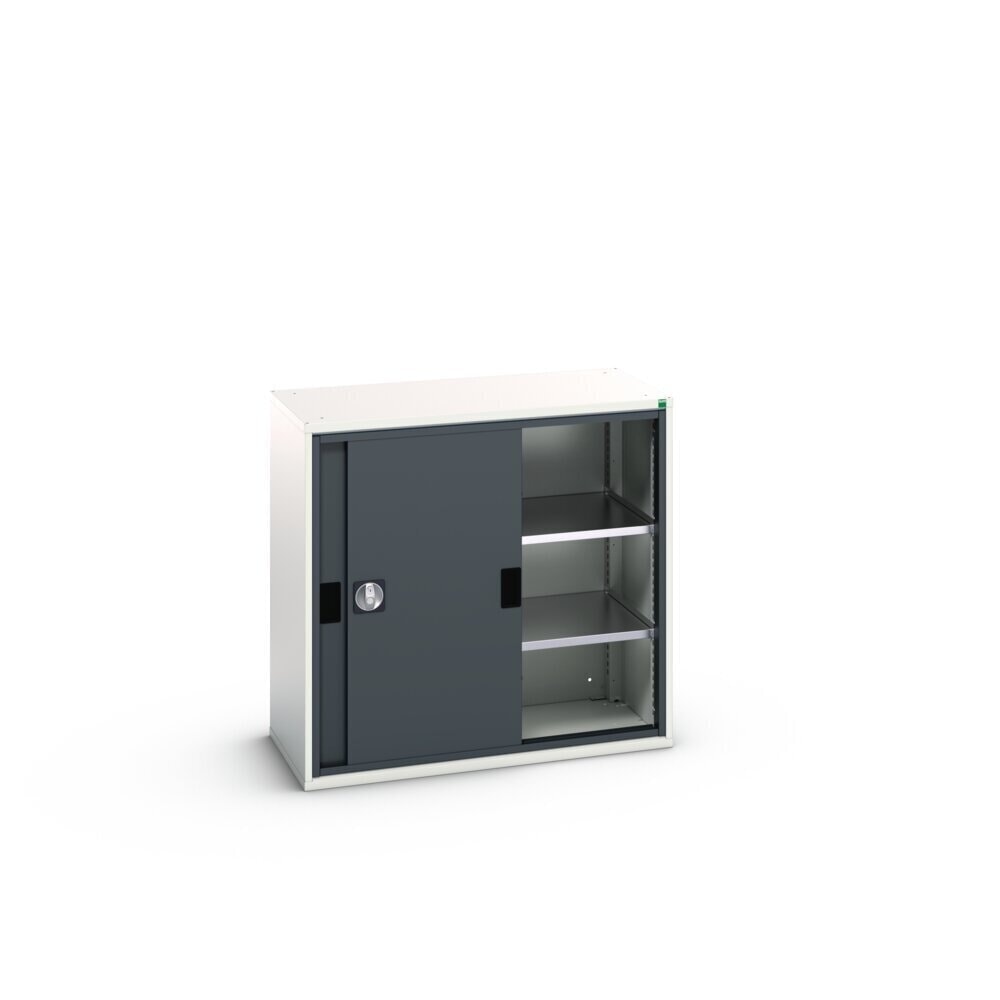 N° de l'image du produit 3 : bott Armoire à portes coulissantes verso, avec 2 tablettes, lxPxH : 1 050 x 550 x 1 000 mm
