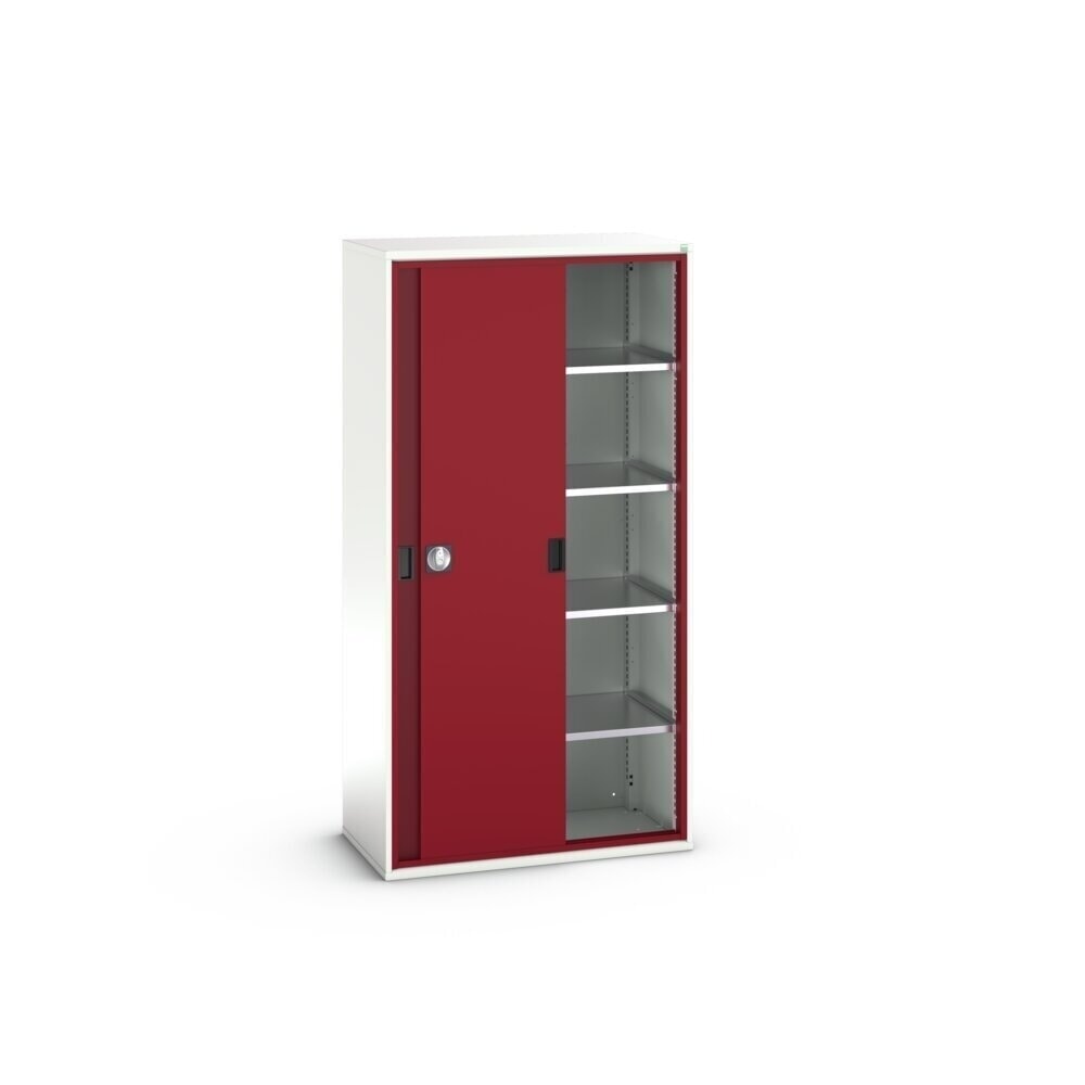 N° de l'image du produit 3 : bott Armoire à portes coulissantes verso, avec 4 tablettes, lxPxH : 1 050 x 550 x 2 000 mm