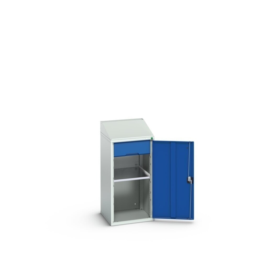 bott Armoire-pupitre verso, avec 1 tablette et 1 tiroir, lxPxH : 525 x 550 x 1 130 mm N° de l'image du produit 2 : bott Armoire-pupitre verso, avec 1 tablette et 1 tiroir, lxPxH : 525 x 550 x 1 130 mm